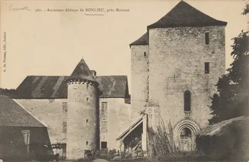 carte postale ANCIENNE ABBAYE DE BONLIEU Creuse 1903-1920 014957 Photo