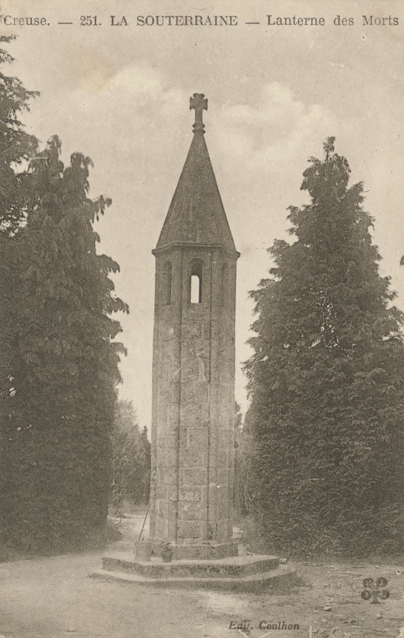 carte postale LANTERNE DES MORTS Creuse 1903-1920 014969 Photo