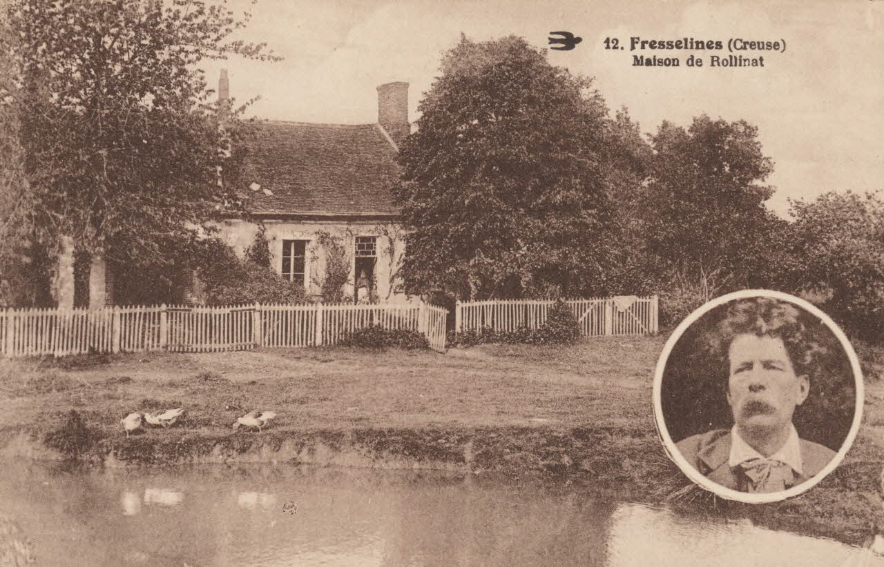 carte postale FREYSSELINES-MAISON DE ROLINAT Creuse 1903-1950 014974 Photo