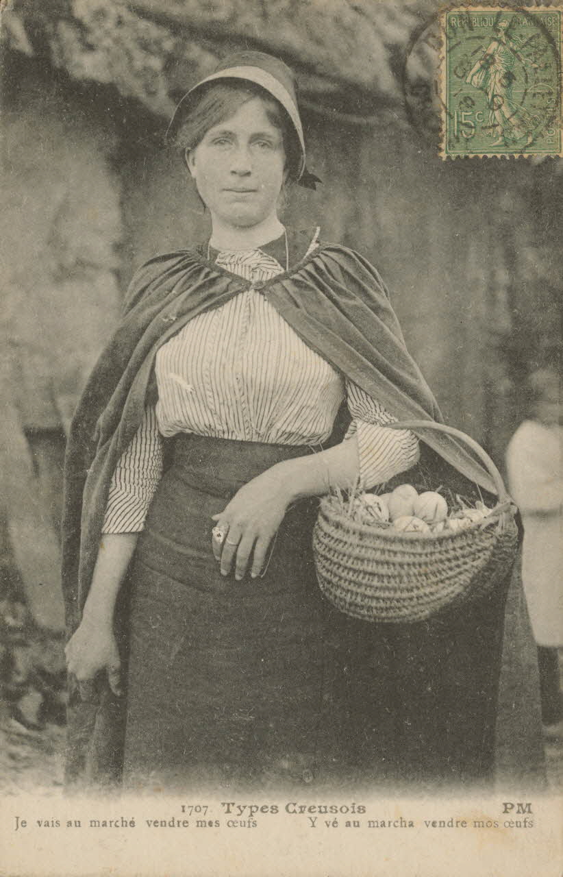 carte postale TYPES CREUSOIS 1918 015008 Photo