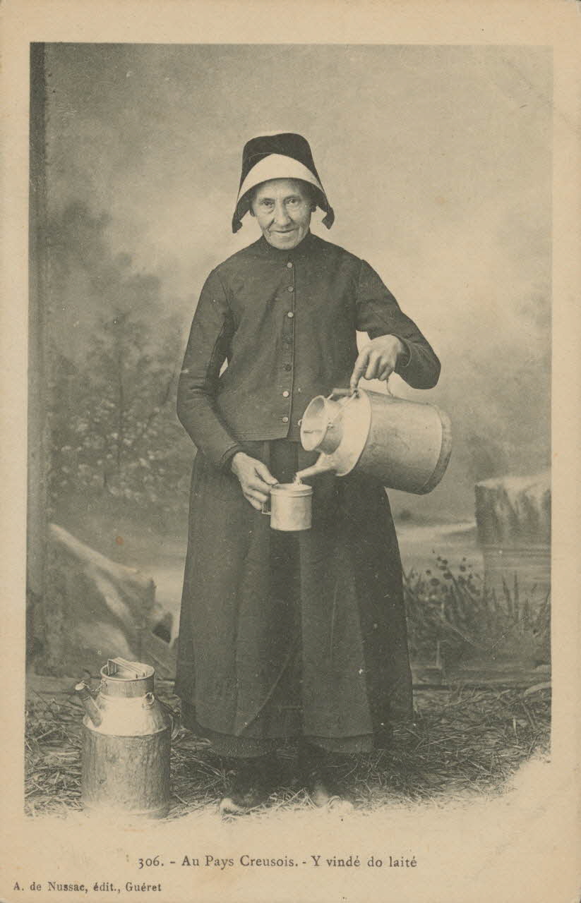 carte postale AU PAYS CREUSOIS 1903-1950 015009 Photo