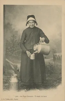 carte postale AU PAYS CREUSOIS 1903-1950 015009 Photo