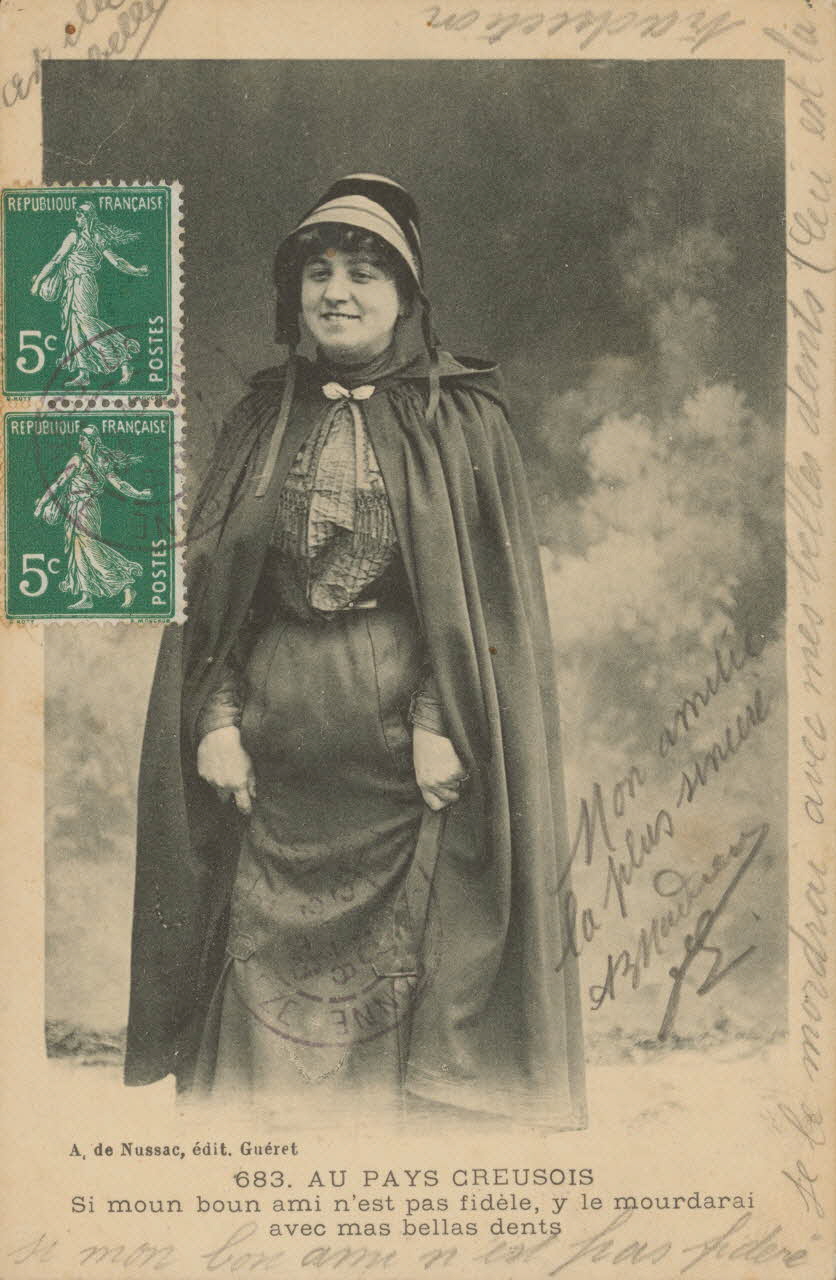 carte postale AU PAYS CREUSOIS 1908 015010 Photo