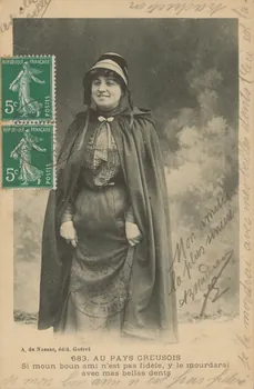 carte postale AU PAYS CREUSOIS 1908 015010 Photo