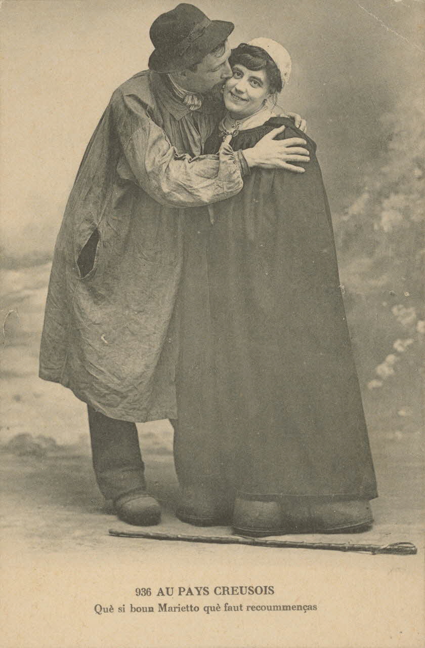 carte postale AU PAYS CREUSOIS 1903-1950 015011 Photo