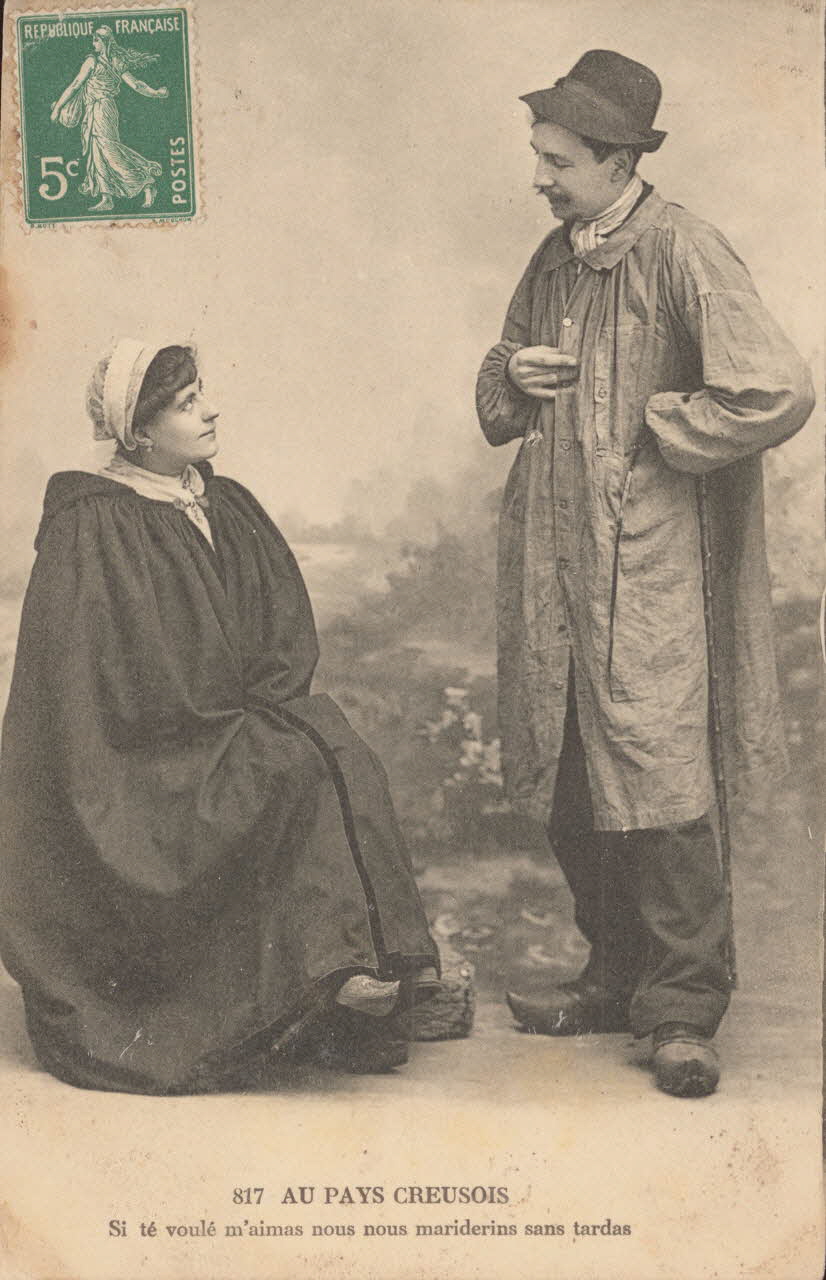 carte postale AU PAYS CREUSOIS 1903-1920 015013 Photo