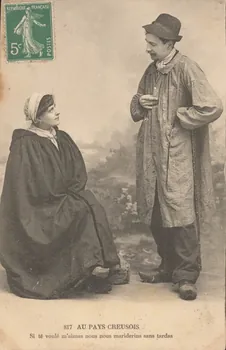 carte postale AU PAYS CREUSOIS 1903-1920 015013 Photo