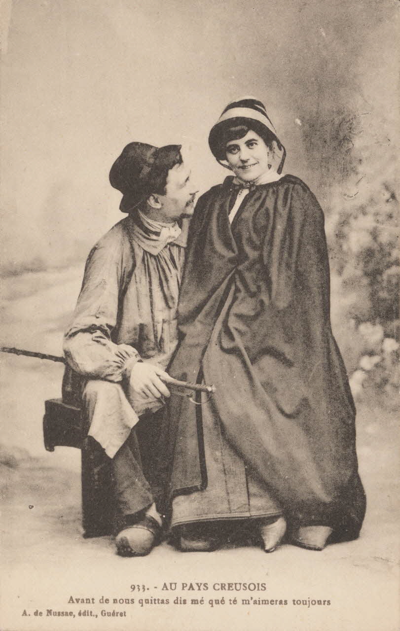 carte postale AU PAYS CREUSOIS 1903-1950 015016 Photo