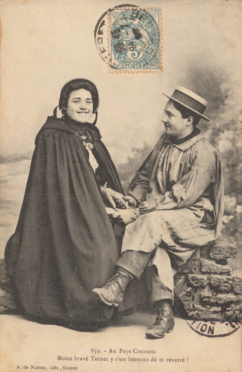 carte postale AU PAYS CREUSOIS 1907 015017 Photo