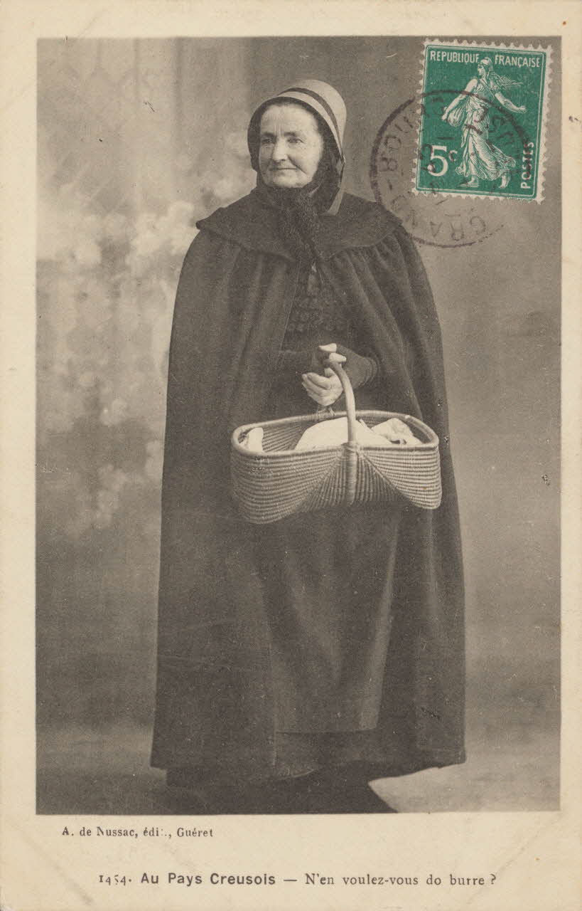 carte postale AU PAYS CREUSOIS 1903-1920 015037 Photo