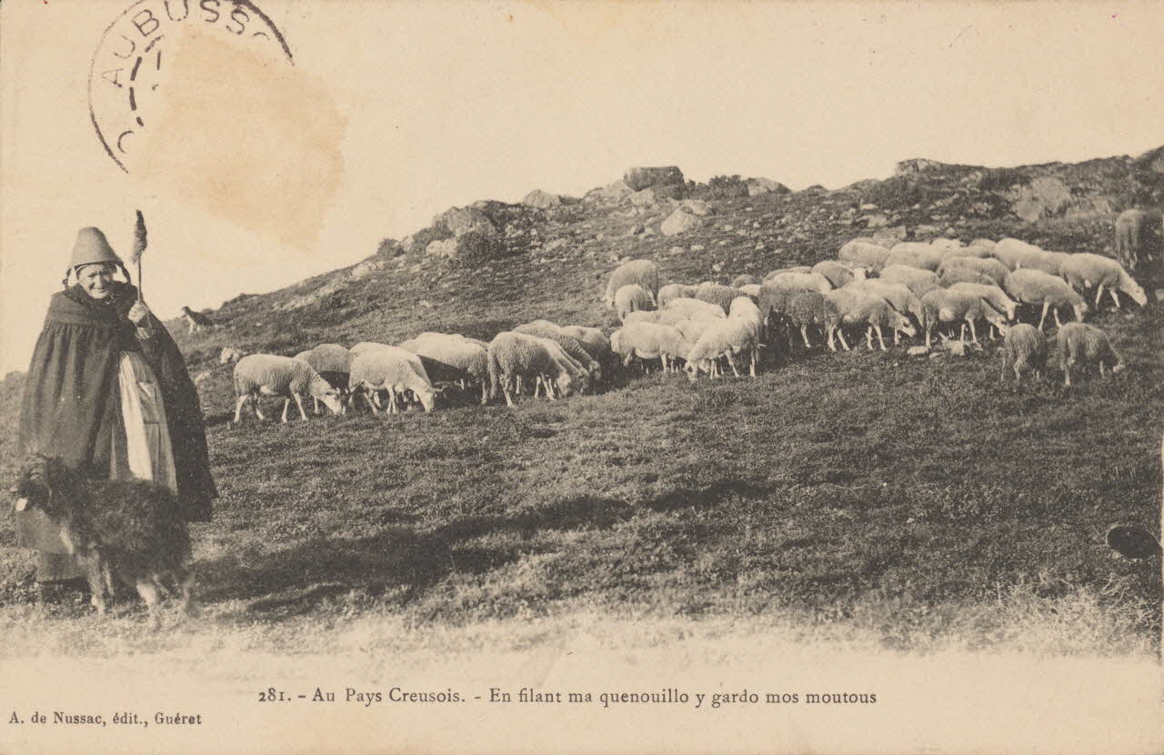 carte postale AU PAYS CREUSOIS 1909 015079 Photo