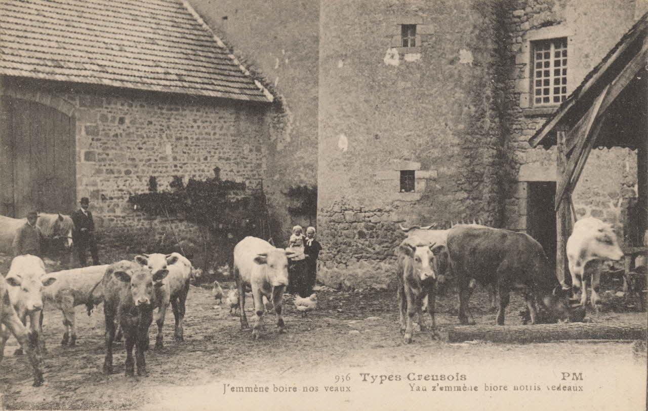 carte postale TYPES CREUSOIS 1919 015083 Photo
