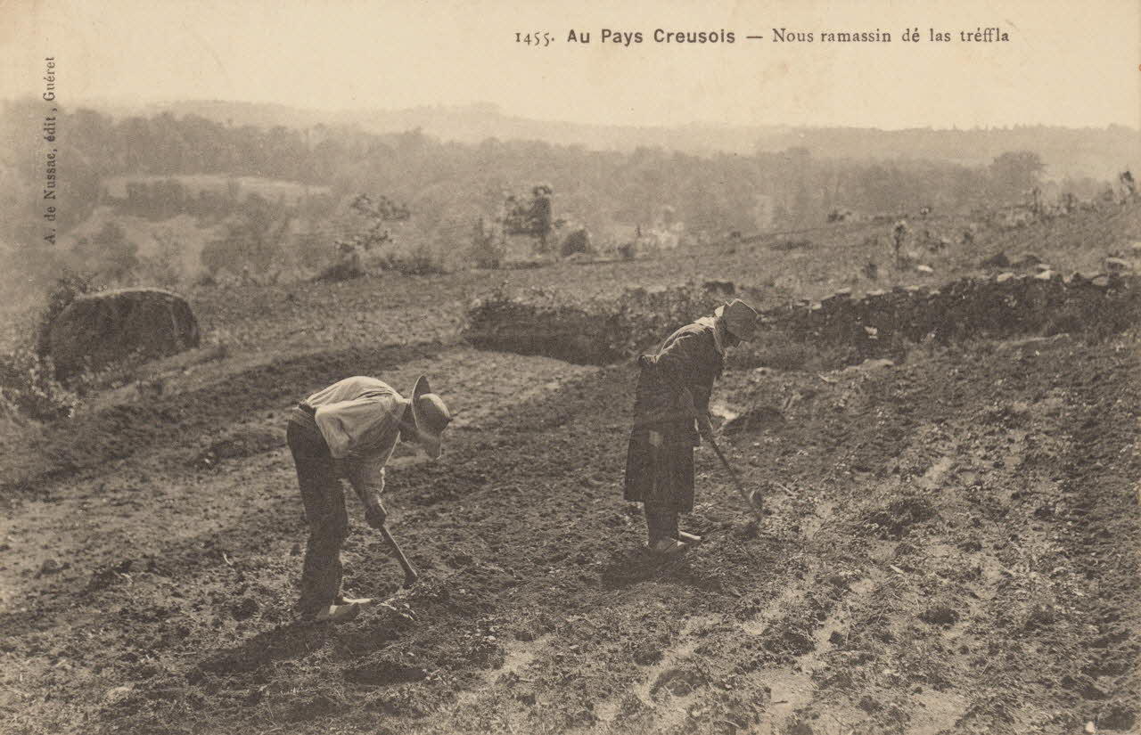 carte postale AU PAYS CREUSOIS 1911 015098 Photo