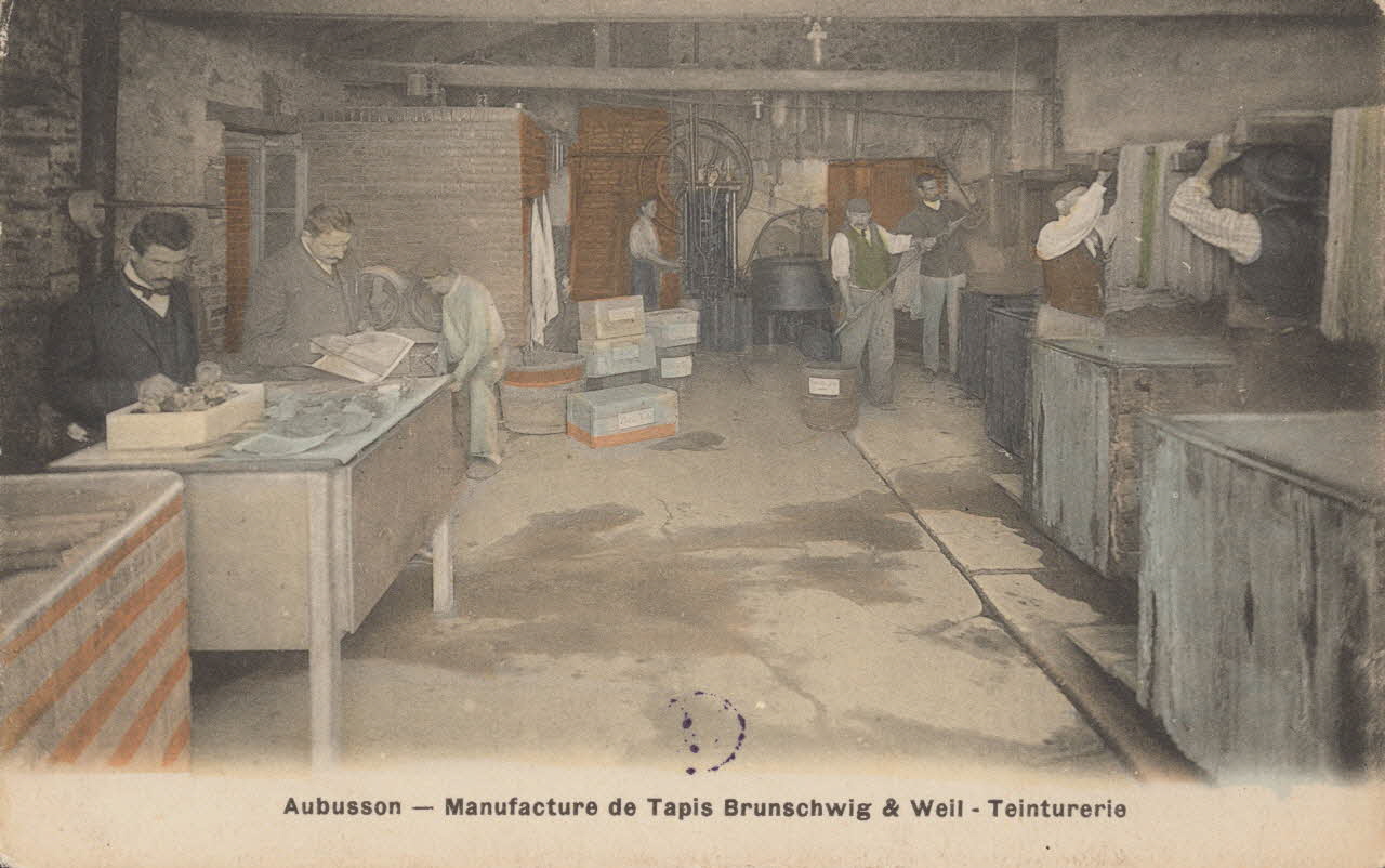 carte postale TEINTURERIE Creuse 1903-1920 015112 Photo