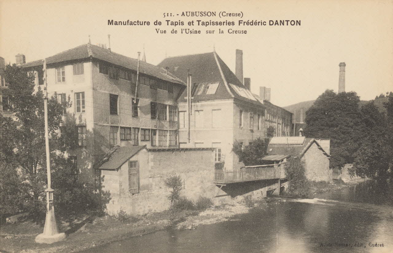 carte postale TAPISSERIES FREDERIC DANTON Creuse 1920-1950 015118 Photo