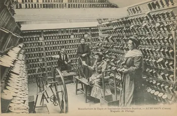 carte postale MAGASIN DE FLUTAGE Creuse 1903-1920 015120 Photo