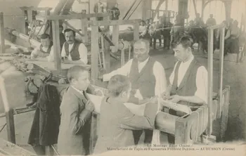 carte postale LE MONTAGE D'UNE CHAINE Creuse 1903-1920 015121 Photo
