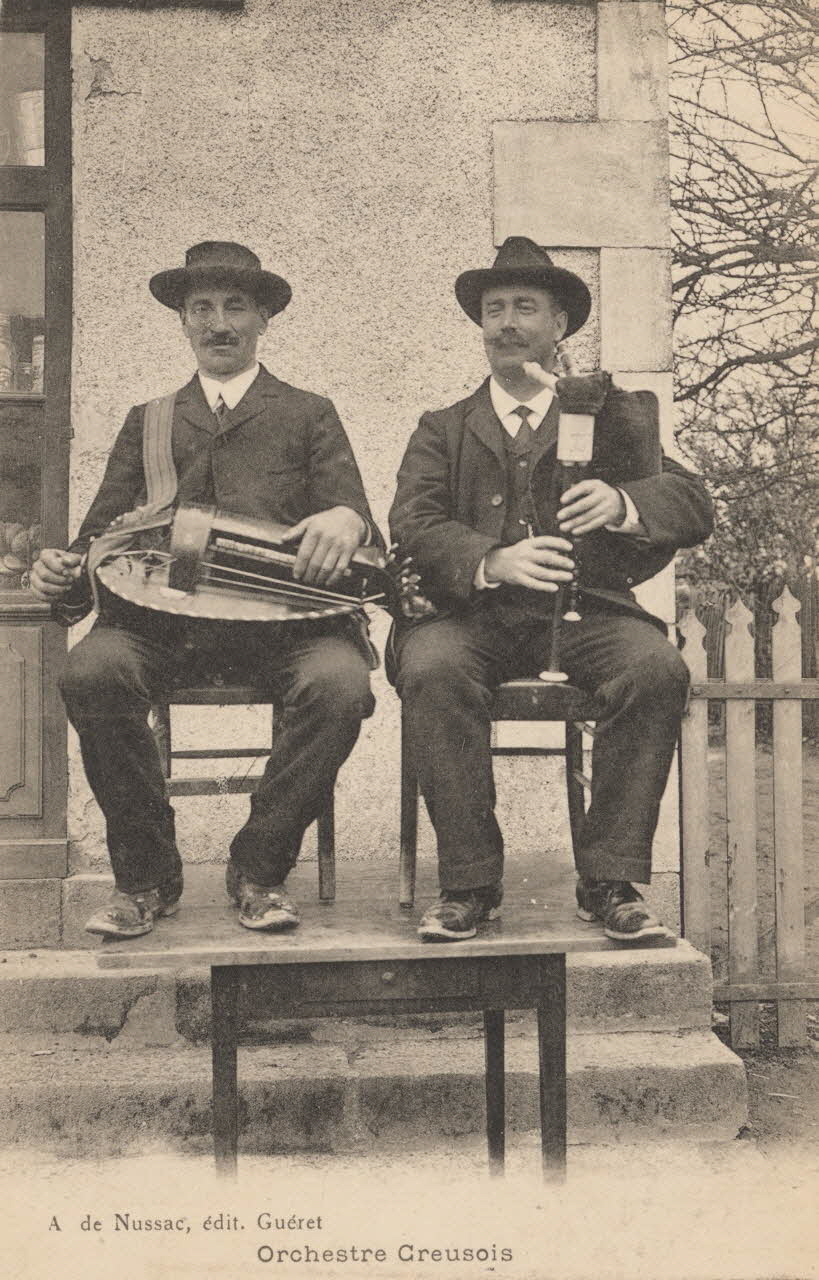 carte postale ORCHESTRE CREUSOIS 1903-1920 015133 Photo