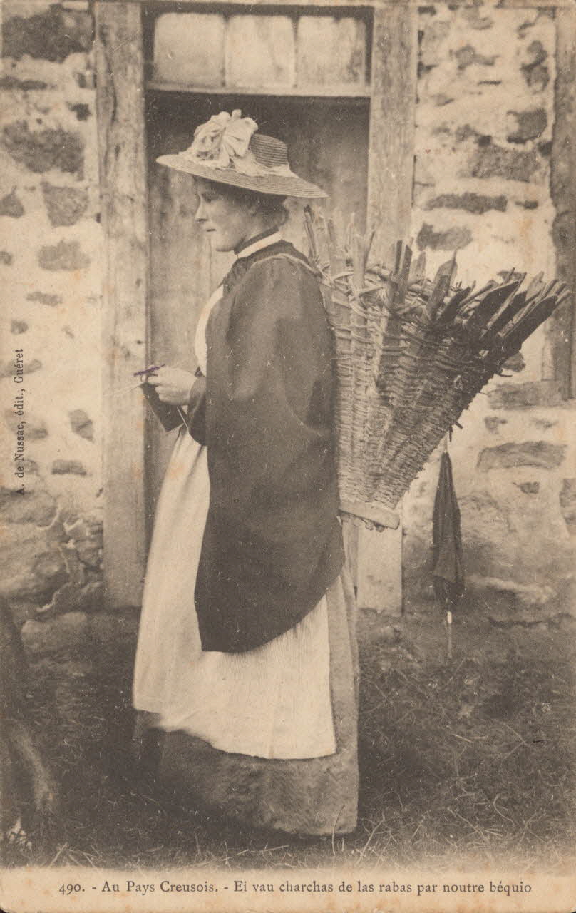 carte postale AU PAYS CREUSOIS 1905 015175 Photo