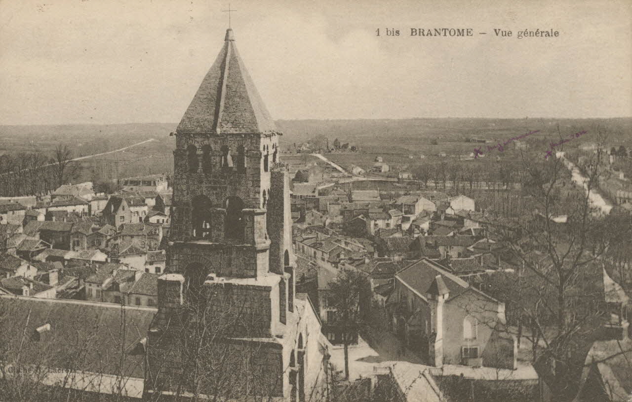 carte postale VUE GENERALE Dordogne 1927 015205 Photo