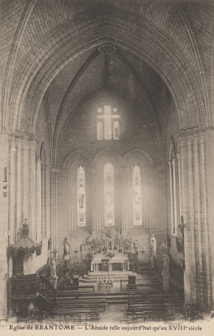 carte postale L'ABSIDE TELLE AUJOURD'HUI QU'AU XVIIIe SIECLE Dordogne 1903-1920 015207 Photo