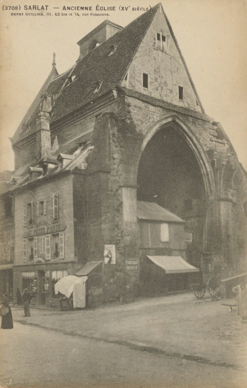 carte postale ANCIENNE EGLISE (XVe SIECLE) Dordogne 1903-1920 015269 Photo