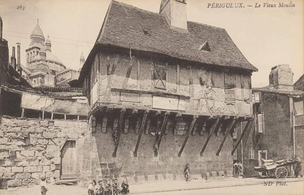 carte postale PERIGUEUX LE VIEUX MOULIN Dordogne 1903-1950 015286 Photo