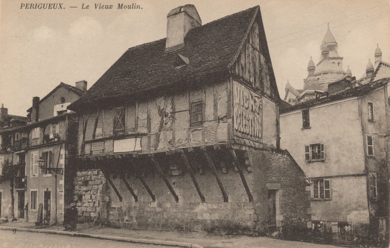 carte postale PERIGUEUX LE VIEUX MOULIN Dordogne 1903-1950 015287 Photo