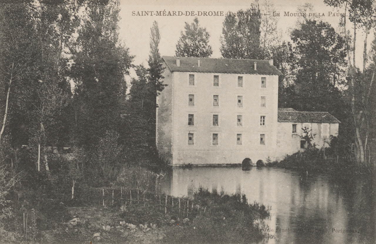 carte postale LE MOULIN DE LA PAUSE Dordogne 1903-1950 015292 Photo