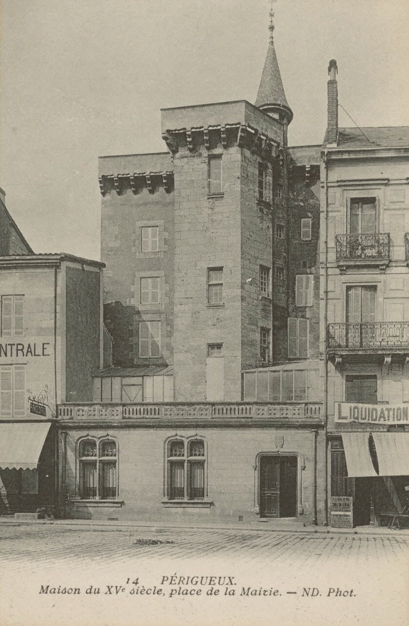 carte postale MAISON DU 15EME SIECLE Dordogne 1903-1920 015312 Photo