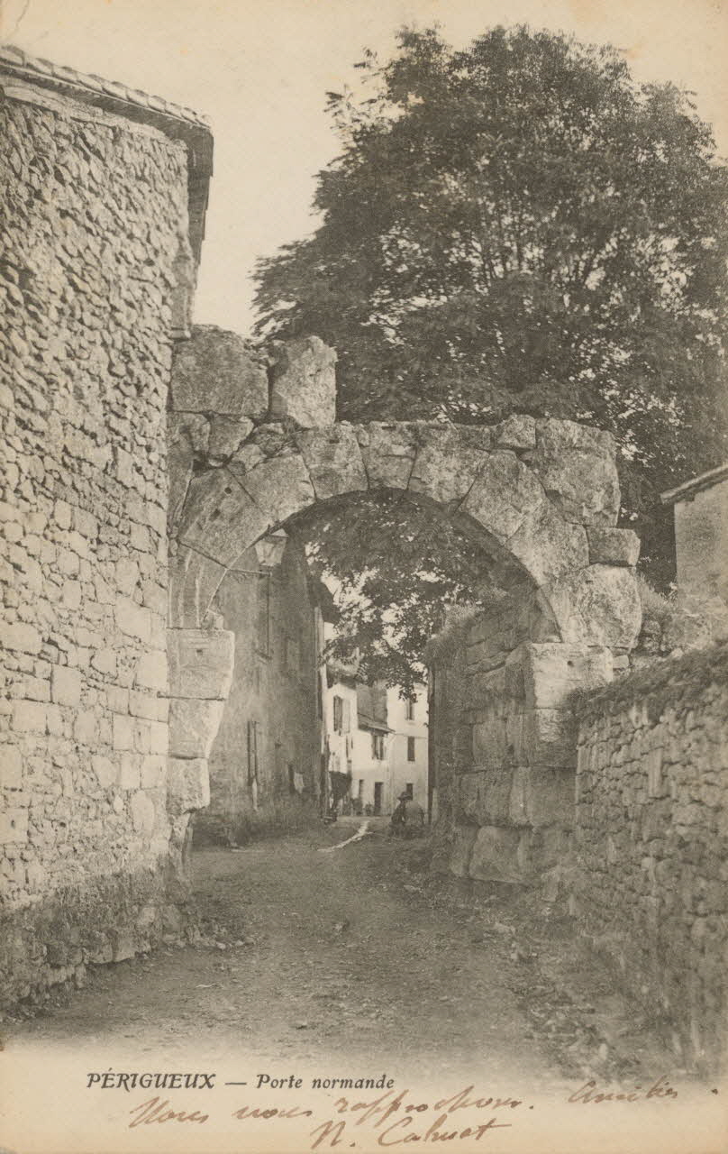 carte postale PORTE NORMANDE Dordogne 1904 015314 Photo