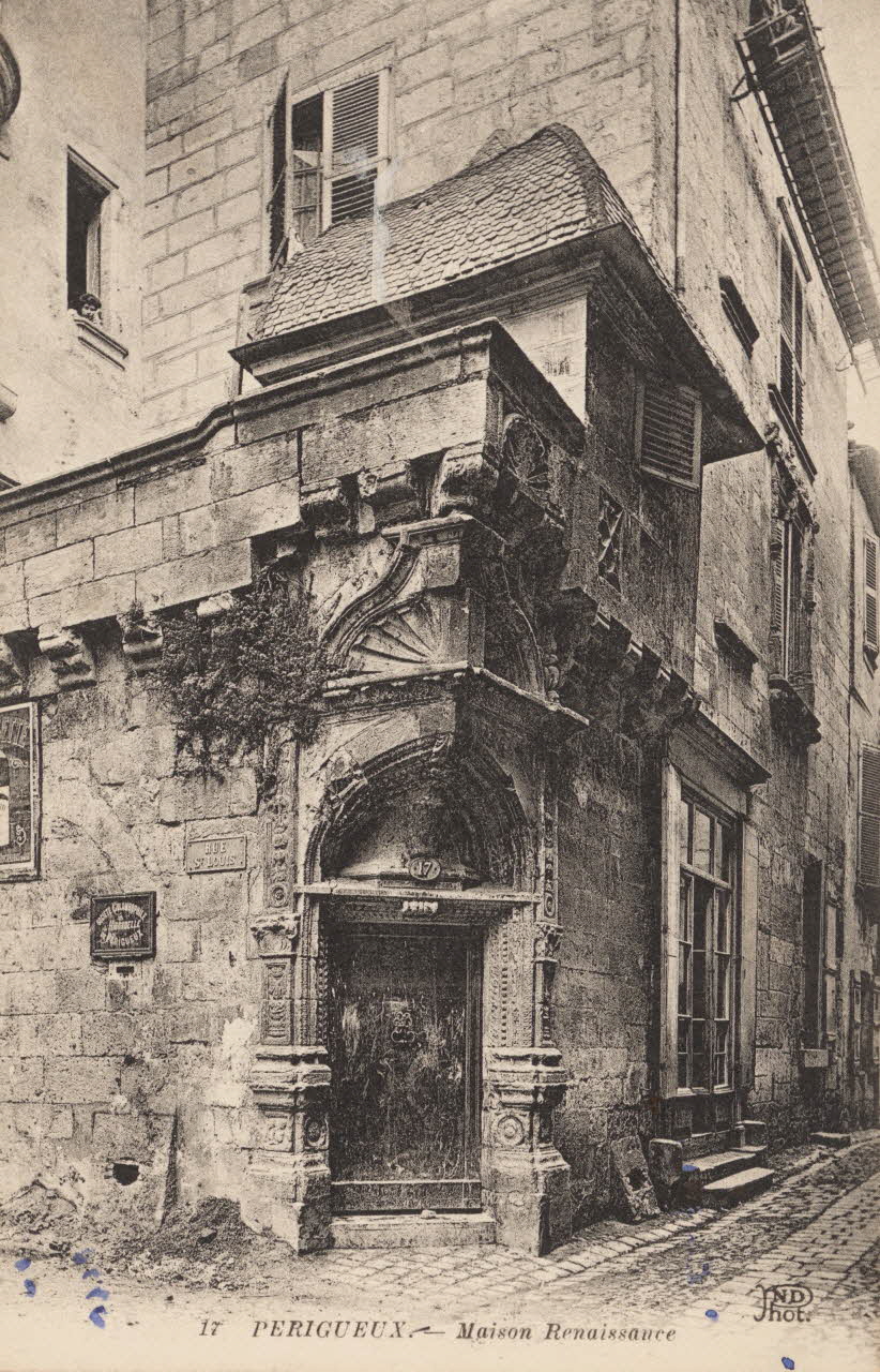 carte postale MAISON RENAISSANCE Dordogne 1903-1920 015319 Photo