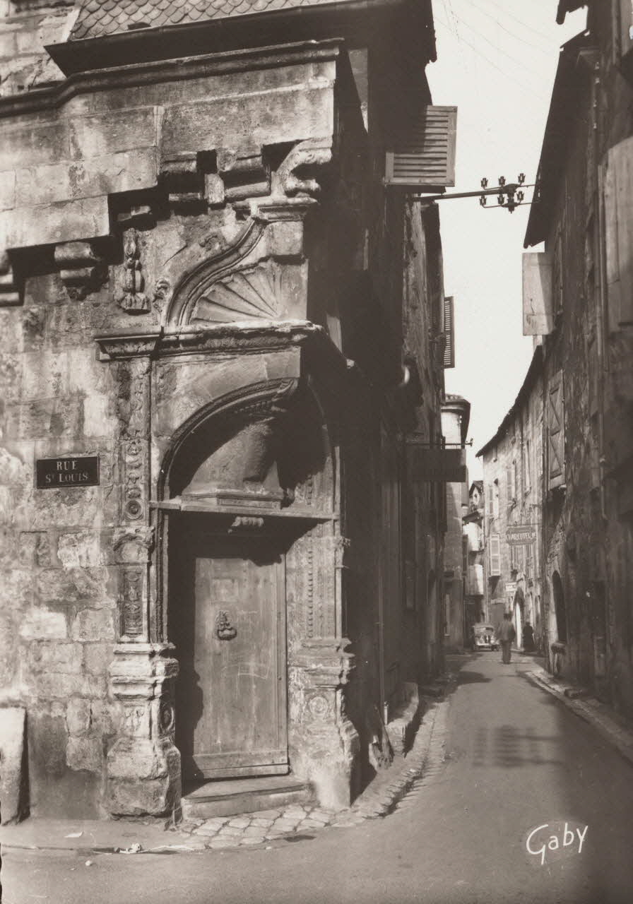 carte postale RUE DE L'EGUILLERIE Dordogne 1963 015320 Photo