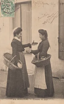 carte postale BERGERAC-COSTUMES DU PAYS Dordogne 1907 015337 Photo