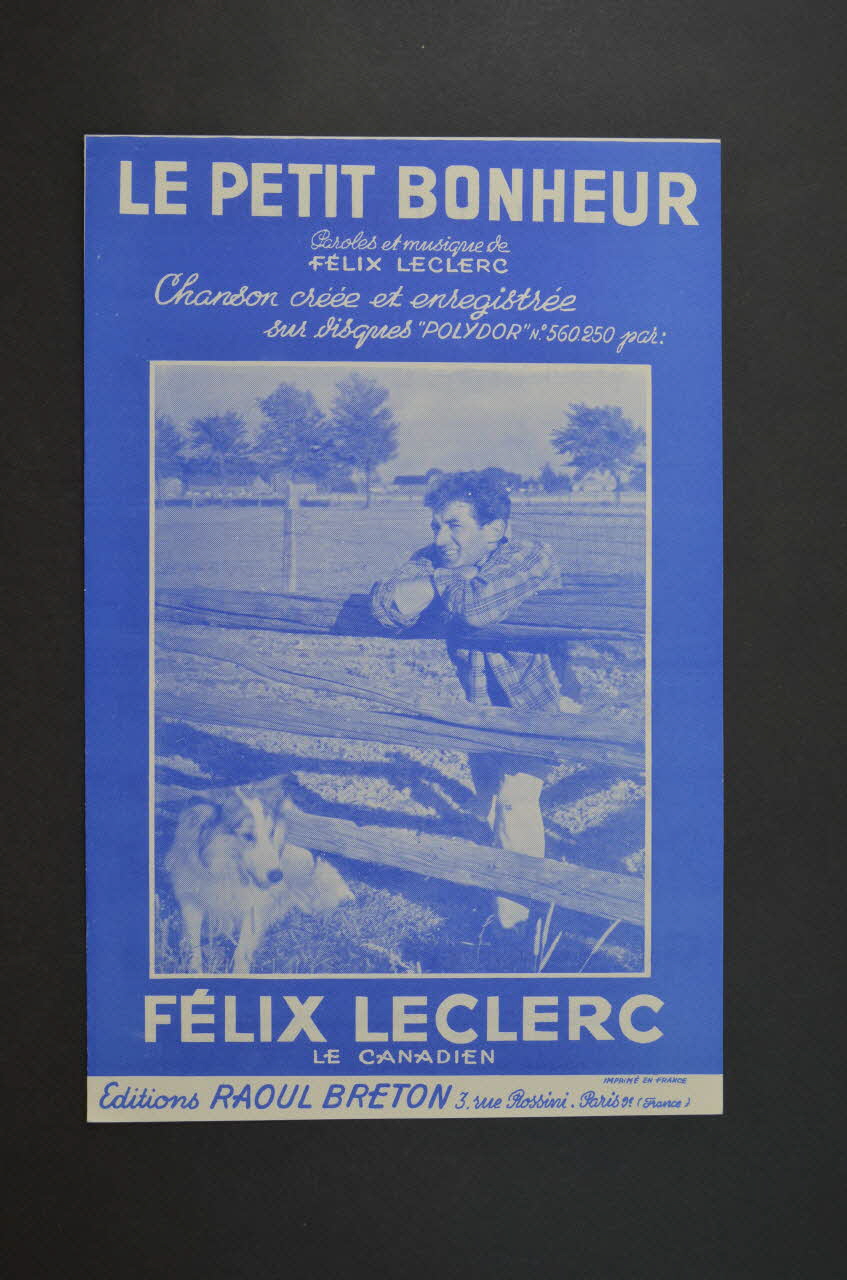 chanson petit format 1969.88.237 Photo Mucem