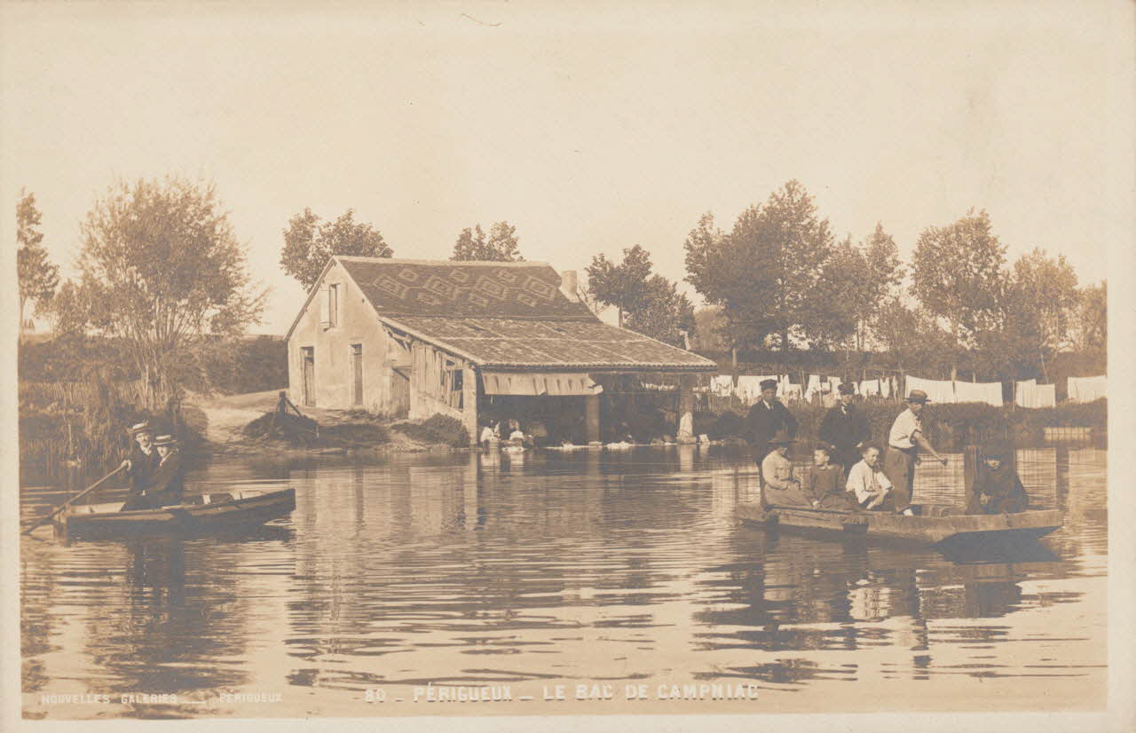 carte postale LE BAC DE CAMPNIAC Savoie 1903-1920 015573 Photo