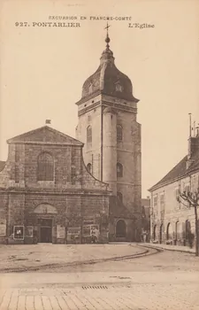 carte postale L'EGLISE Doubs 1903-1920 015631 Photo