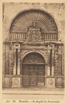carte postale LA CHAPELLE DES ANNONCIADES Doubs 1921-1950 015634 Photo