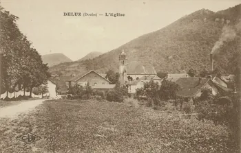 carte postale DELUZ-L'EGLISE Doubs 1903-1950 015648 Photo
