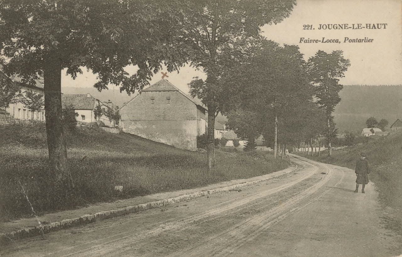 carte postale JOUGNE LE HAUT Doubs 1903-1920 015653 Photo