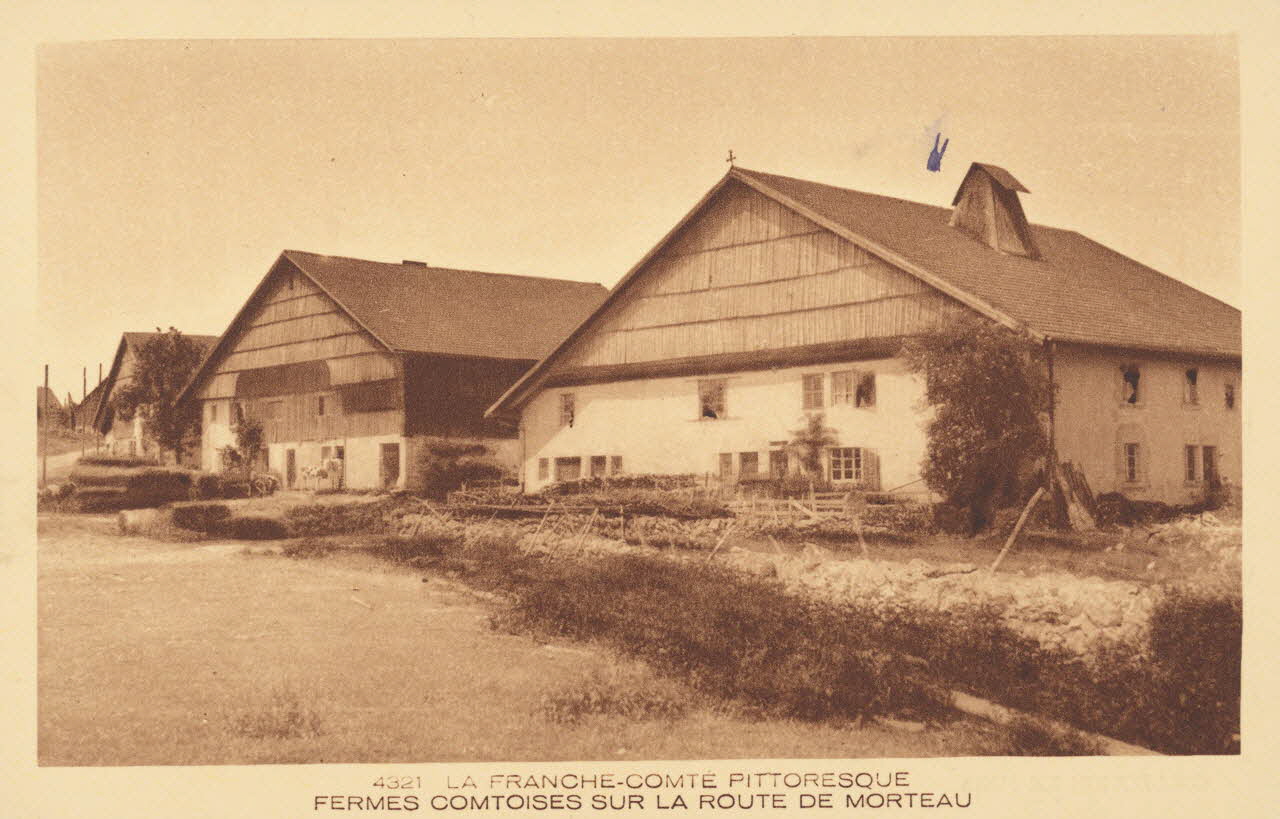 carte postale FERMES COMTOISES Doubs 1903-1950 015656 Photo