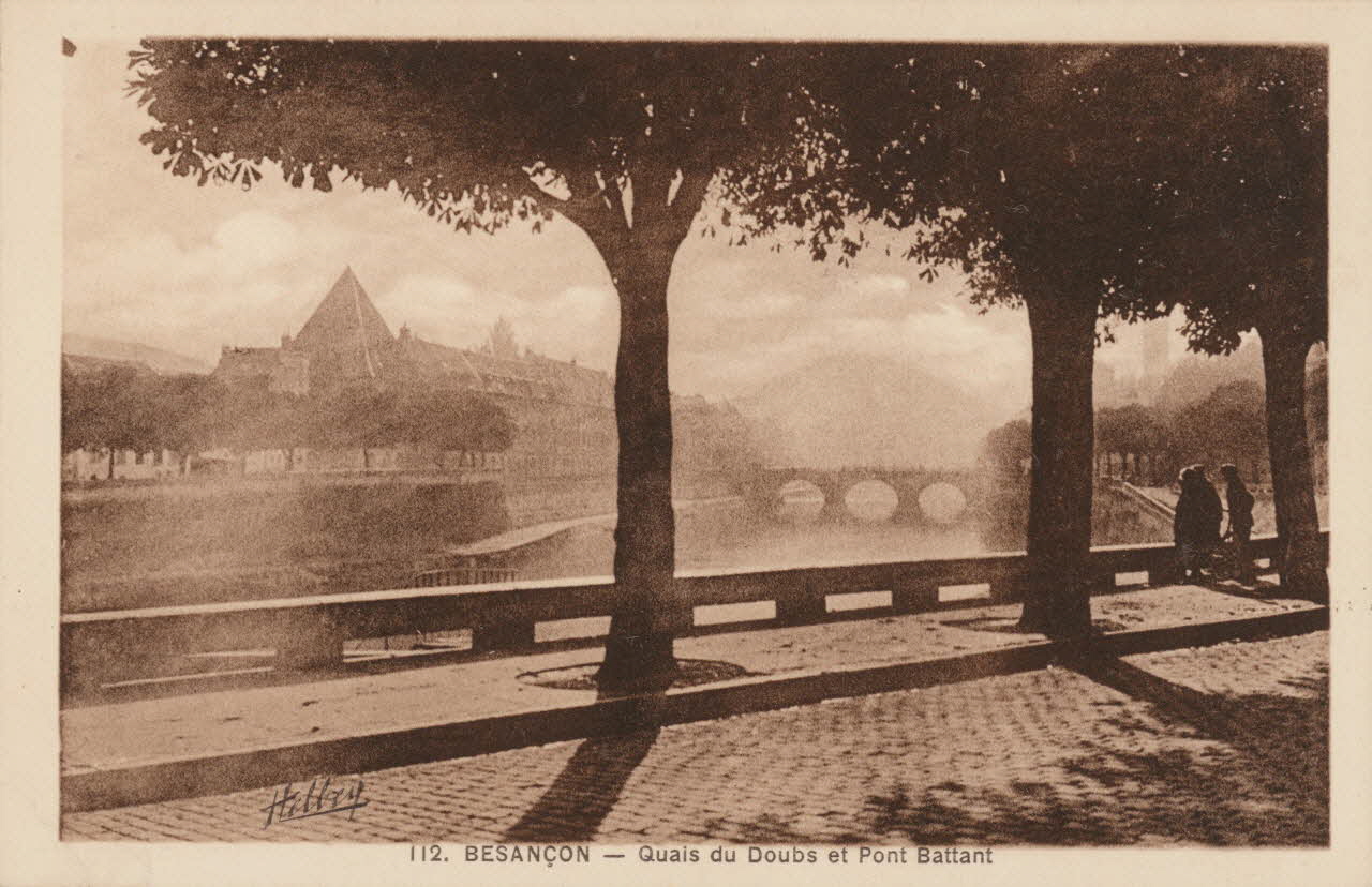 carte postale QUAI DU DOUBS Doubs 1903-1920 015661 Photo