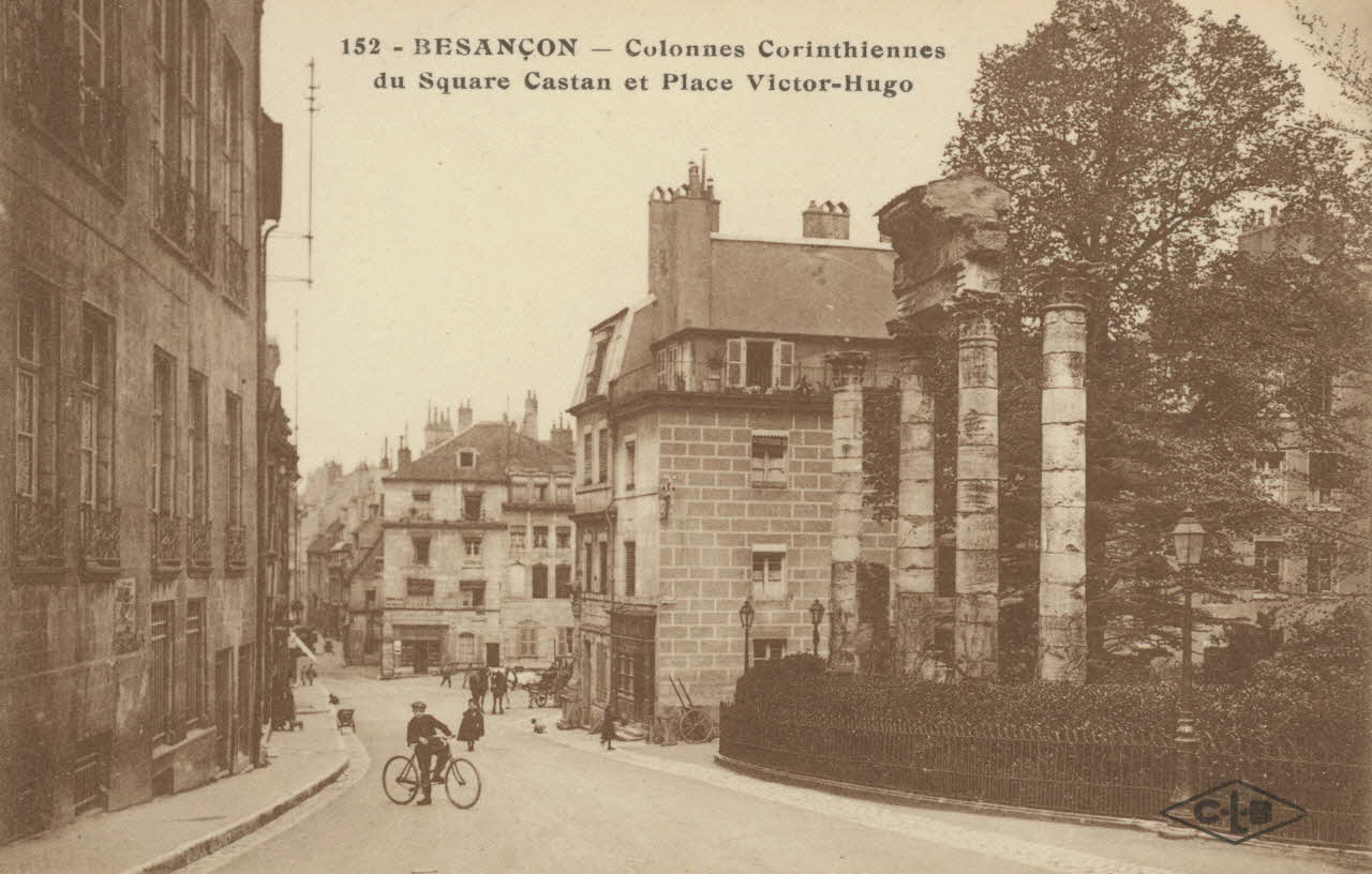 carte postale COLONNES CORINTHIENNES Doubs 1903-1920 015662 Photo