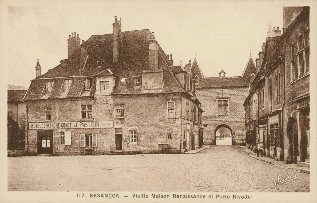 carte postale VIEILLES MAISON RENAISSANCE Doubs 1903-1920 015666 Photo