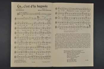 partition de musique petit format 1969.88.24  Photo Mucem