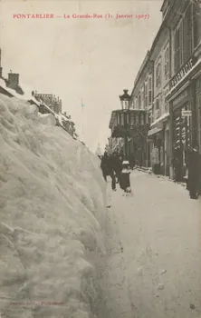 carte postale LA GRANDE RUE Doubs 1907 015684 Photo
