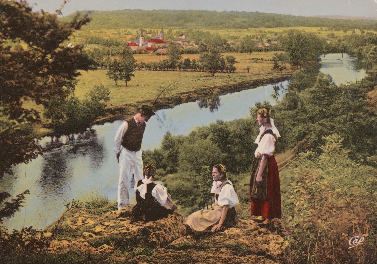 carte postale LE DOUBS PITTORESQUE-FOLKLORE 1950 015691 Photo