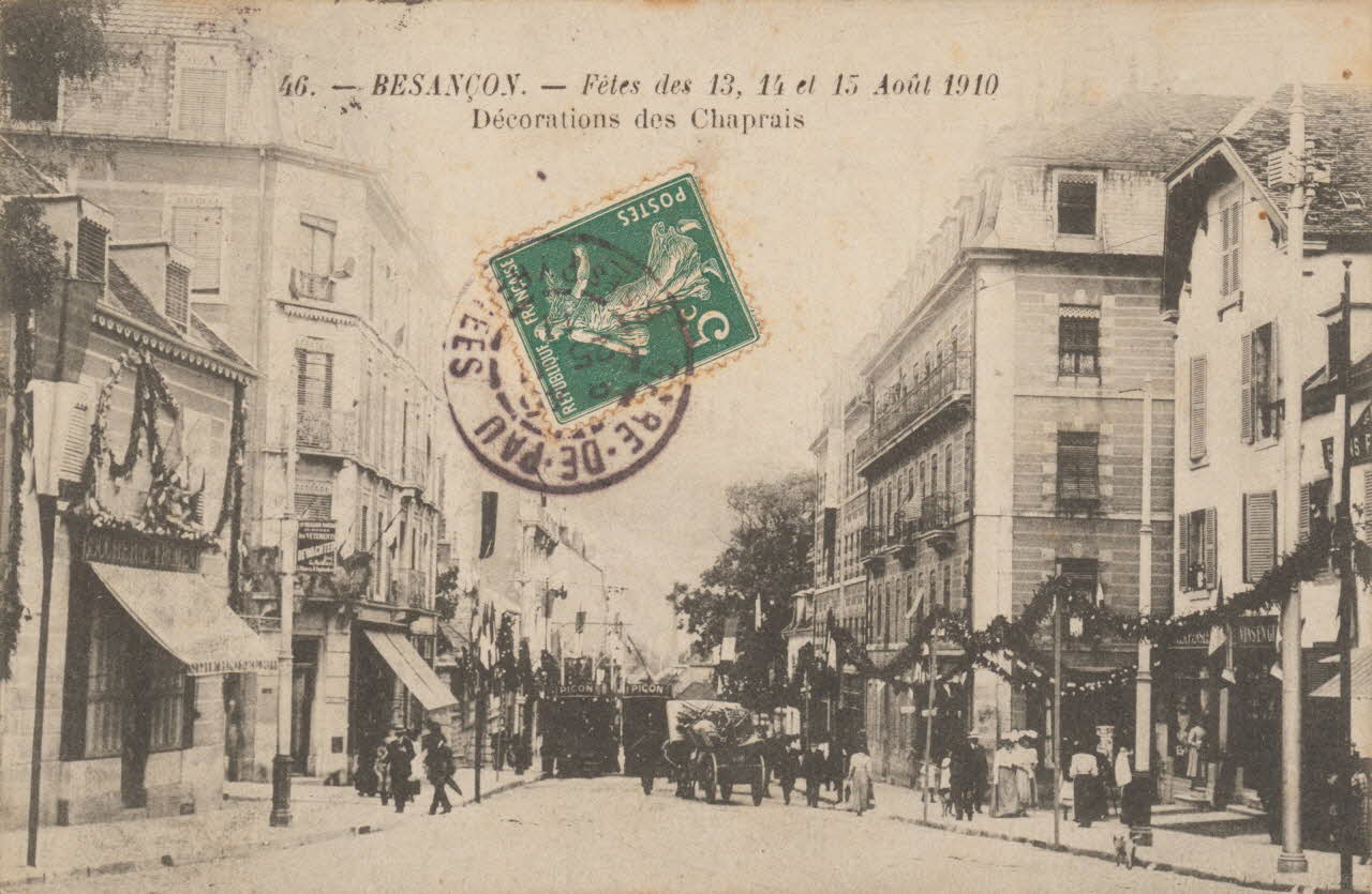 carte postale DECORATION DES CHAPRAIS Doubs 1911 015712 Photo