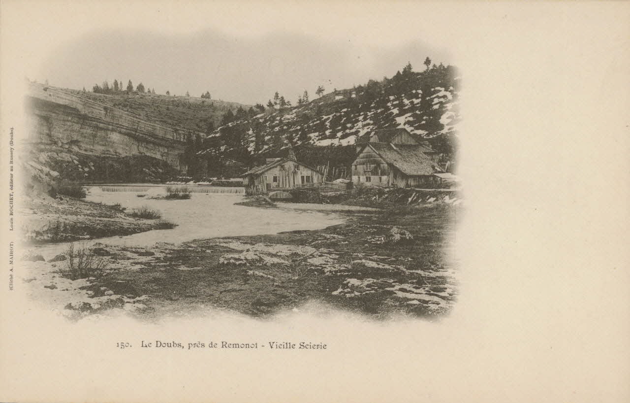 carte postale VIEILLE SCIERIE 1903 015723 Photo