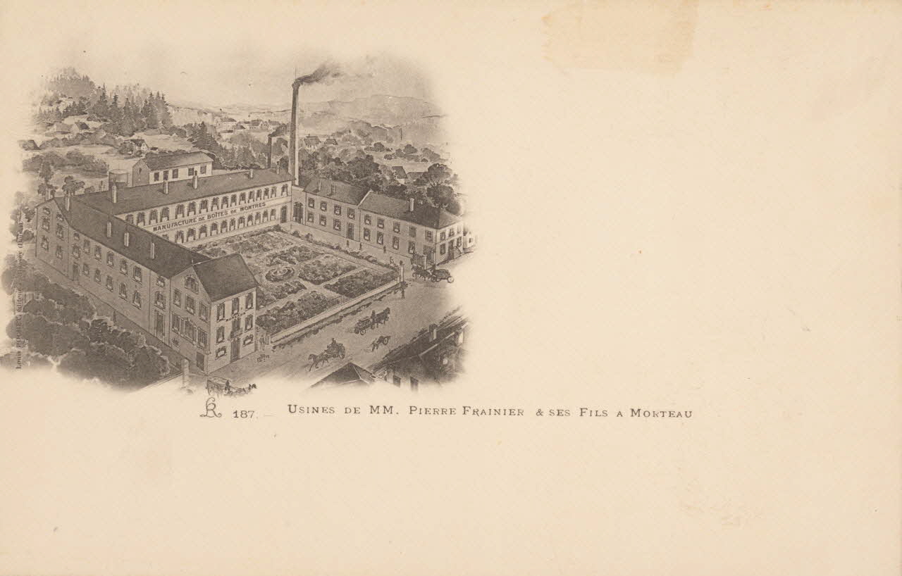 carte postale USINES DE MM PIERRE FRAINIER, FILS Doubs 1903 015730 Photo